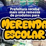 Amaturá recebe novo lote de merenda escolar para garantir alimentação dos alunos