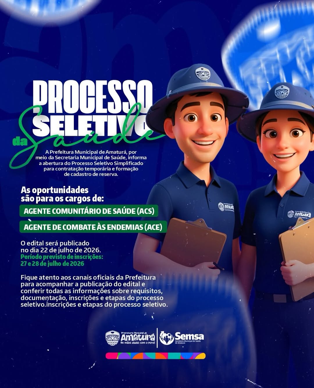 Processo Seletivo para Agentes de Saúde e Endemias em Amaturá