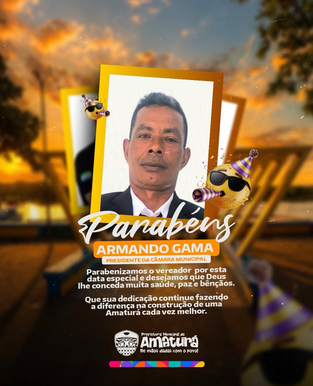 Prefeitura de Amaturá parabeniza o Presidente da Câmara Municipal