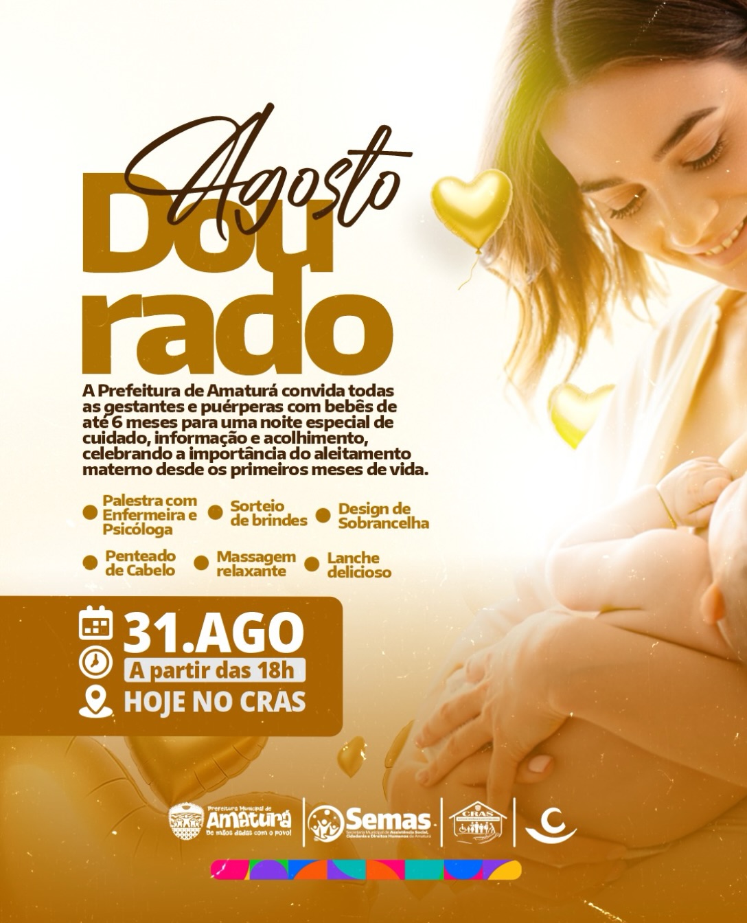 Apoio à Amamentação e Bem-estar Materno em Amaturá